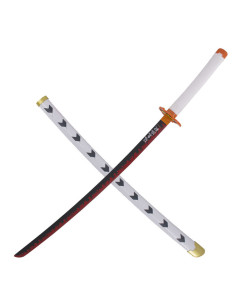 Katana en bambou Rengoku Kyoujurou Demon Slayer (97 cm.)