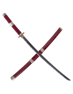 Katana en bambou Sandai Kitetsu de Zoro de One Piece (96 cm.)
