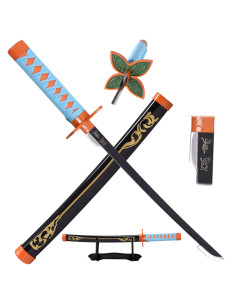 Katana miniature de Shinobu Kocho de Kimetsu No Yaiba (43 cm.)
