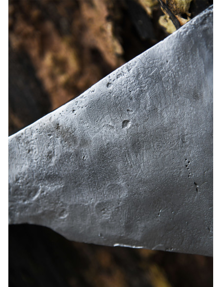 Hache viking en acier forgé à la...