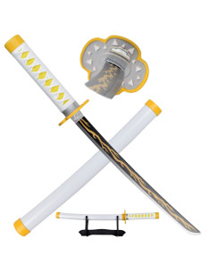 Katana miniature de Zenitsu Agatsuma de Kimetsu No Yaiba (43 cm.)