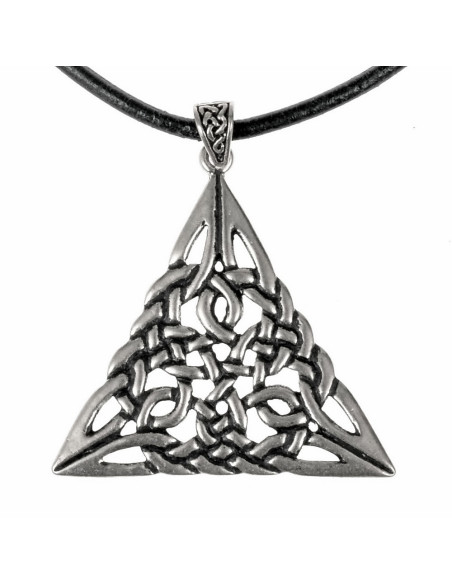 Pendentif amulette triangle noeud...