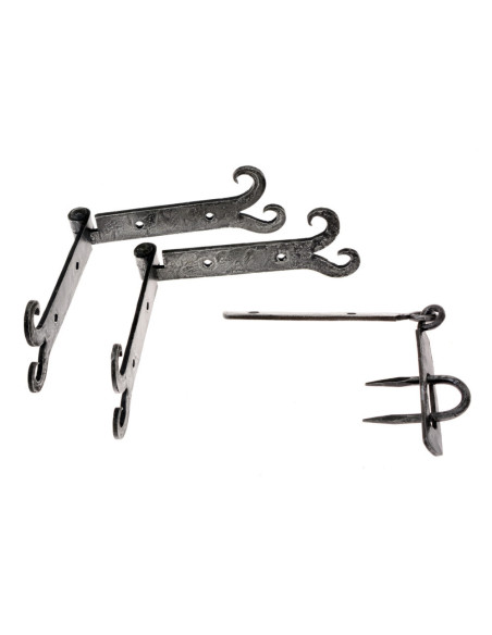 Ensemble de 2 charnières médiévales...