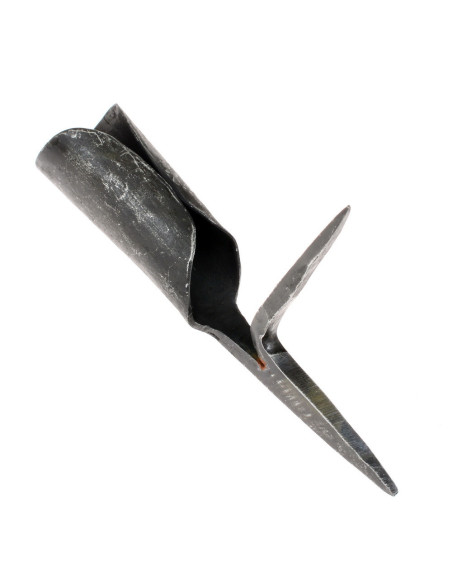 Bougeoir médiéval en fer forgé, 1 bougie