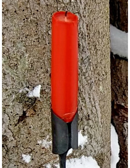 Bougeoir médiéval en fer forgé, 1 bougie