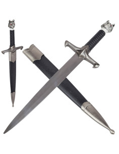 Dague longue non officielle de loup de Jon Snow (45 cm.)