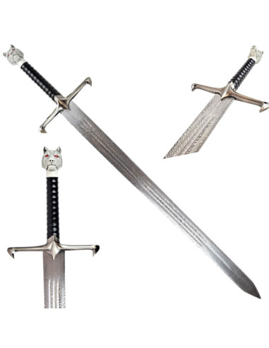 Jon Snow Long Claw Sword, effet Damas (107 cm.)