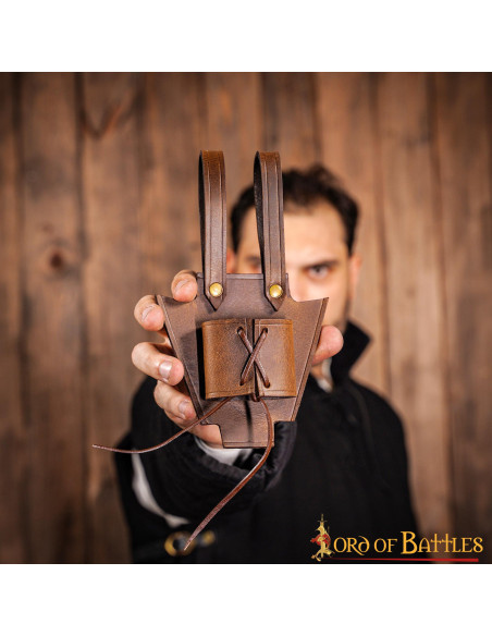 Baudrier médiéval brun pour accrocher...