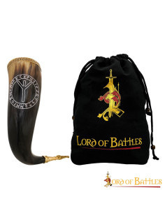 Algiz Viking Horn à boire (400-500 ml.)