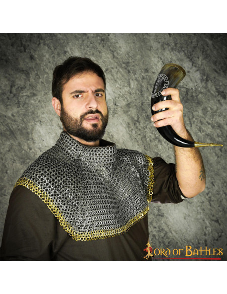 Algiz Viking Horn à boire (400-500 ml.)