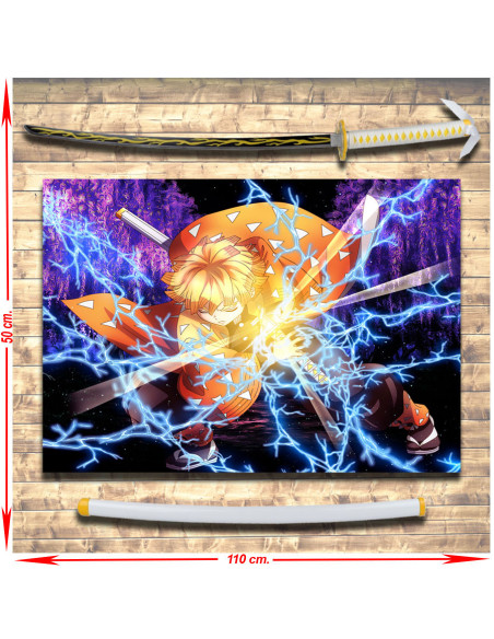 Bannière Demon Slayer Zenitsu...