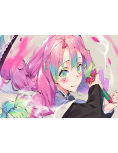 Bannière-Drapeau Mitsuri Kanroji Kimetsu No Yaiba (70x100... 2