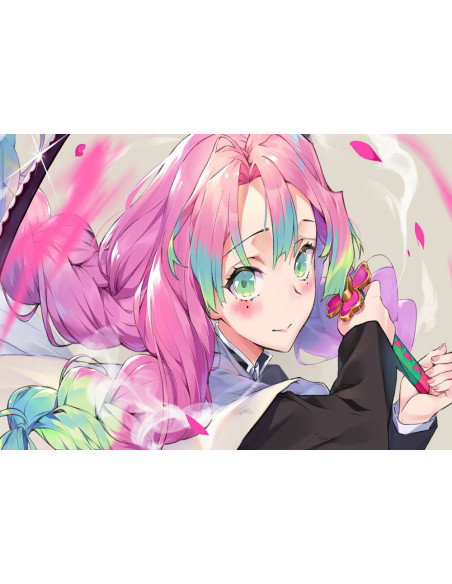 Bannière-Drapeau Mitsuri Kanroji...