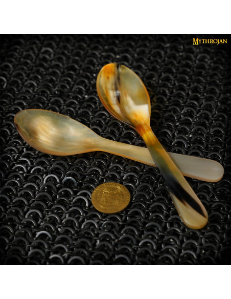 Ensemble de 4 cuillères médiévales en...