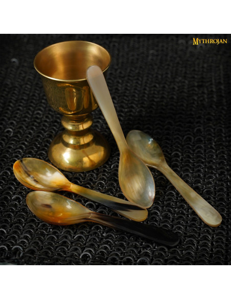 Ensemble de 4 cuillères médiévales en...