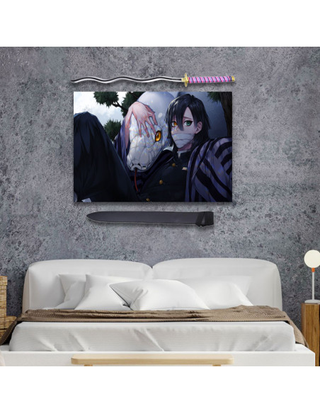 Pack Katana Obanai Iguro + Bannière,...