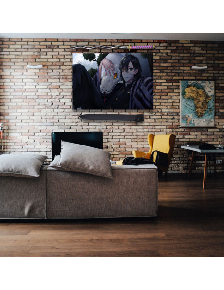 Pack Katana Obanai Iguro + Bannière,...