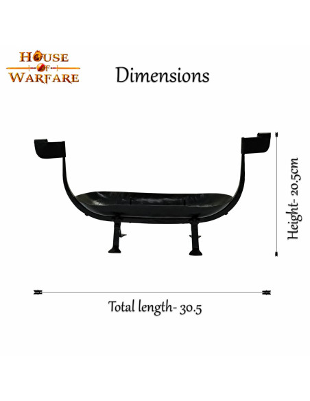 Bougeoir en fer forgé bateau viking...