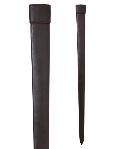 Fourreau en cuir simple pour main et demi épée (91 cm.)