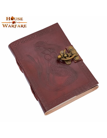 Journal de sirène en cuir fait à la...