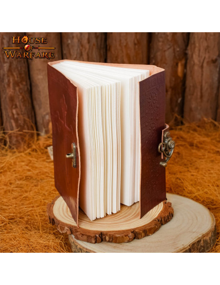 Journal croix celtique en cuir fait à...