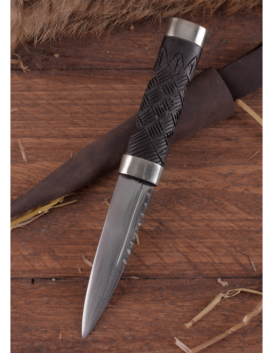 Petit couteau écossais Sgian Dubh (20 cm.) ⚔️ Boutique Épées