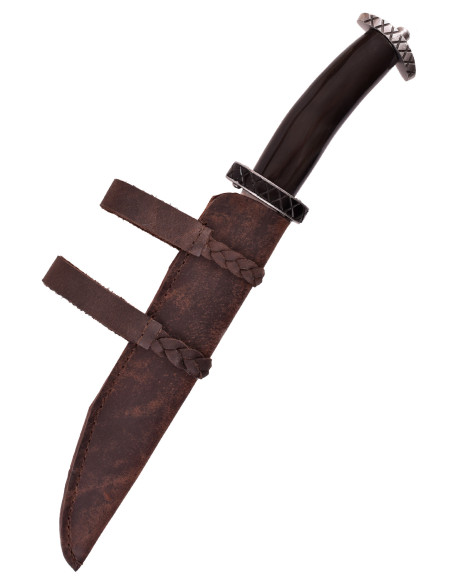 Couteau Seax court avec manche en...