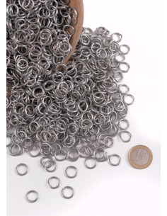 Sac à anneaux en maille de zinc, 9 mm. 2