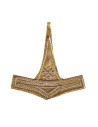 Pendentif viking Marteau de Thor, laiton (3 cm.)