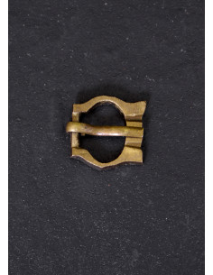 Boucle de ceinture d'époque médiévale numéro 13, en laiton