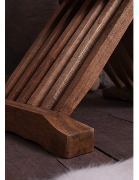Chaise pliante médiévale Curul, en...