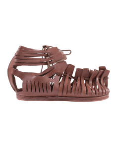Sandales romaines Caligae, cuir marron clair 2