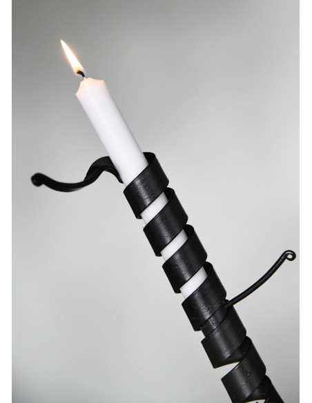 Chandelier médiéval tressé réglable...