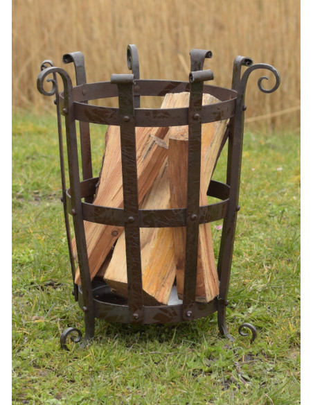 Petit panier à feu, forgé à la main...