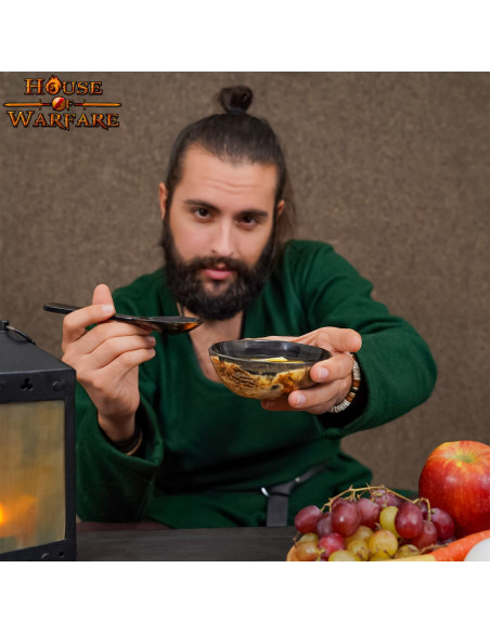 Bol en corne pour fêtes médiévales...