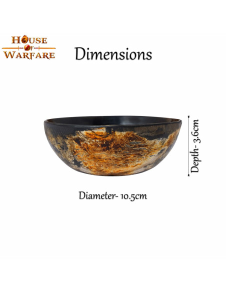 Bol en corne pour fêtes médiévales...