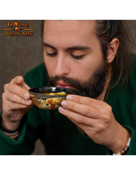 Bol en corne pour fêtes médiévales...