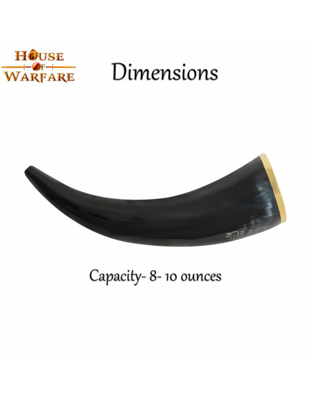 Fenrir Wolf Horn à boire dans un fût...