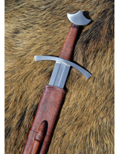 Épée médiévale de chevalier avec fourreau (96,5 cm.) 2