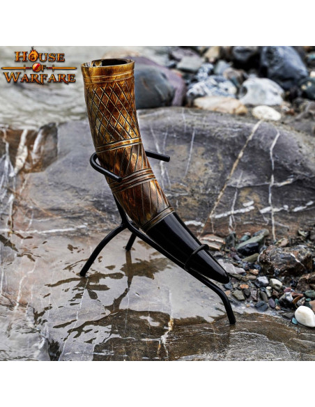 Support en fer forgé pour cors (15x20...