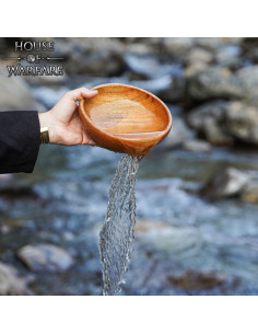 Bol en bois à manger (4,7x20 cm.) 2