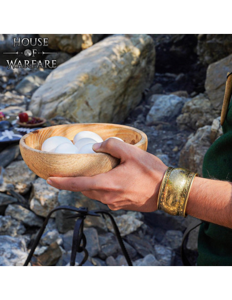 Bol en bois à manger (4,7x20 cm.)