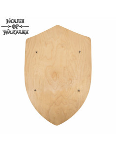 Bouclier médiéval en bois, personnalisable