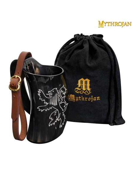 Pichet médiéval en corne de corne...