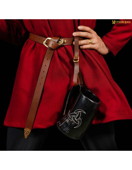 Cruche de noeuds celtiques en corne...