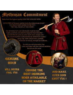 Corne viking avec baudrier réglable inclus (150 ml.) 2