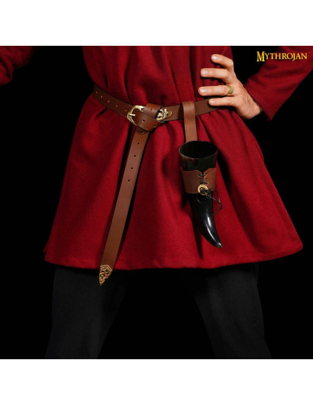 Corne viking avec baudrier réglable...