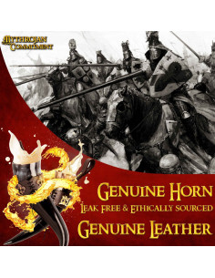 Chevalier Médiéval du Royaume Cor avec baudrier (250 ml.) 2