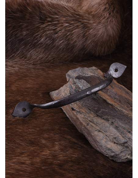 Poignée médiévale en fer forgé (16,5...