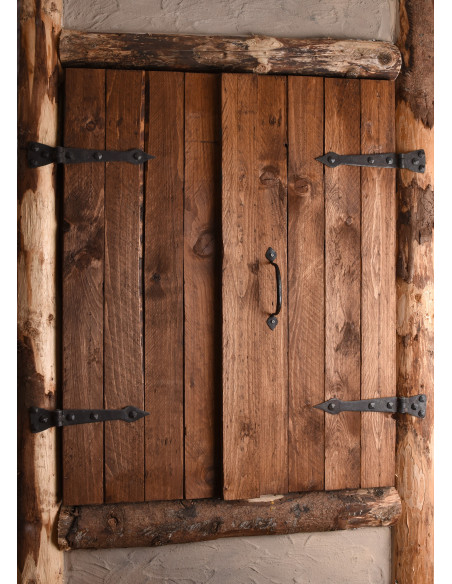 Poignée médiévale en fer forgé (16,5...